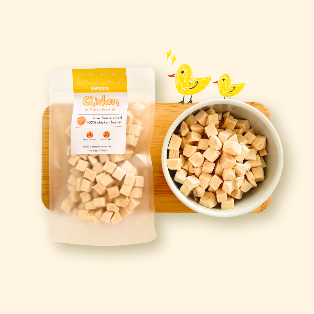 Raw freeze dried 100% chicken breast 🐓